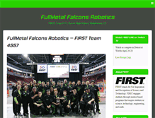 Tablet Screenshot of fullmetalfalcons.org